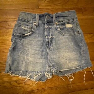 Wild Fable Light Blue Distressed Jean Shorts
